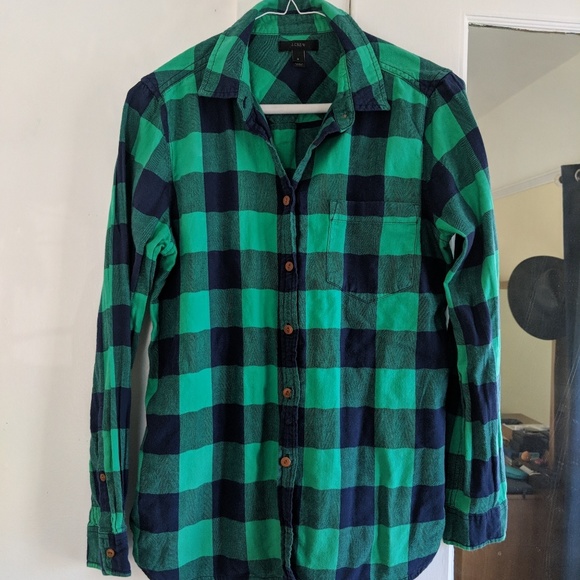 J. Crew Tops - Buffalo Check Shirt